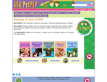 Tablet Screenshot of petpep.ava.com.au